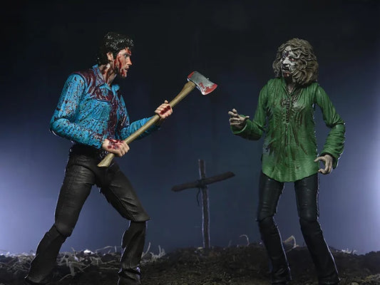 NECA Evil Dead 7 Inch Action Figure Ultimate 2-Pack - Bloody Ash & Cheryl Williams