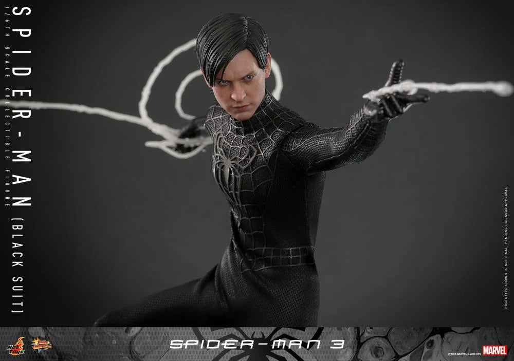 Spider-Man 3 MMS728 Spider-Man (Black Suit) Deluxe 1/6th Scale Collectible Figure