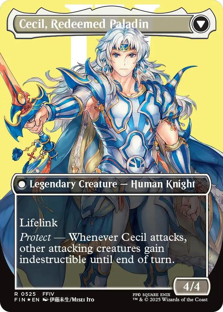 Cecil, Dark Knight (Borderless) (Surge Foil) - FINAL FANTASY
