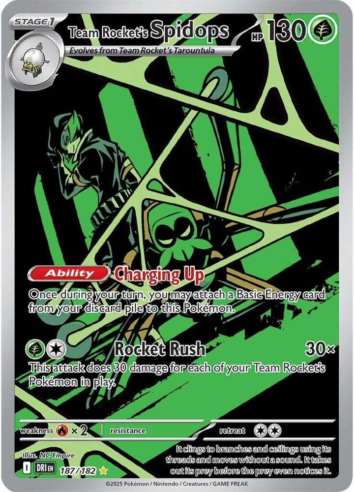 Team Rocket's Spidops - 187/182 - SV10: Destined Rivals