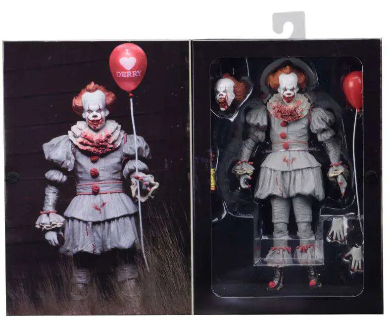 NECA IT Ultimate 7 Inch Pennywise Gamestop Bloody Edition Lenticular Cover