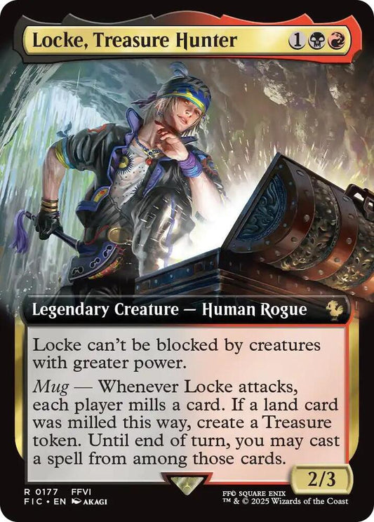 Locke, Treasure Hunter (Extended Art) - Commander: FINAL FANTASY