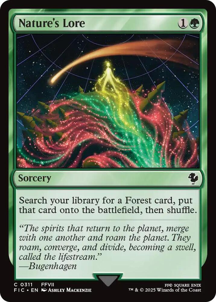 Nature's Lore (Surge Foil) - Commander: FINAL FANTASY