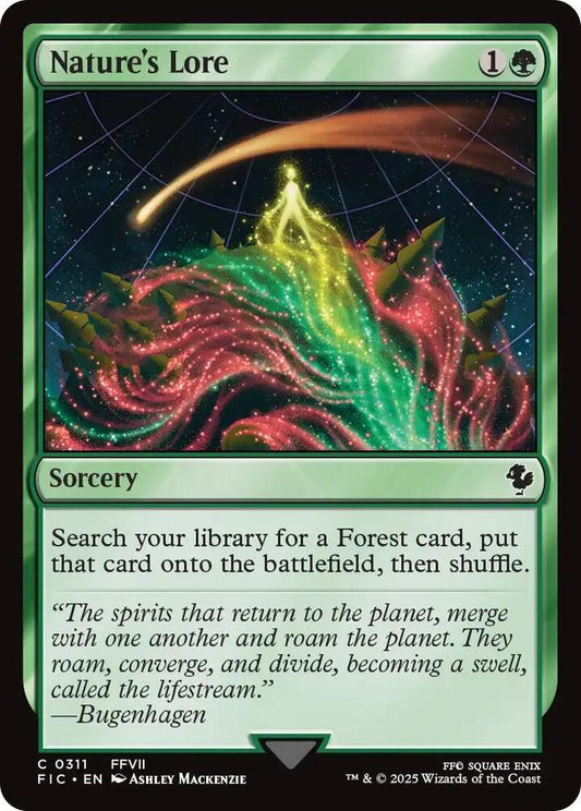 Nature's Lore (Surge Foil) - Commander: FINAL FANTASY