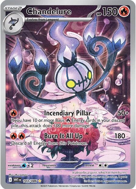 Chandelure - 103/086 - SV: White Flare