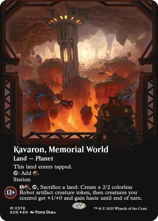 Kavaron, Memorial World (Borderless) (Galaxy Foil) - Edge of Eternities