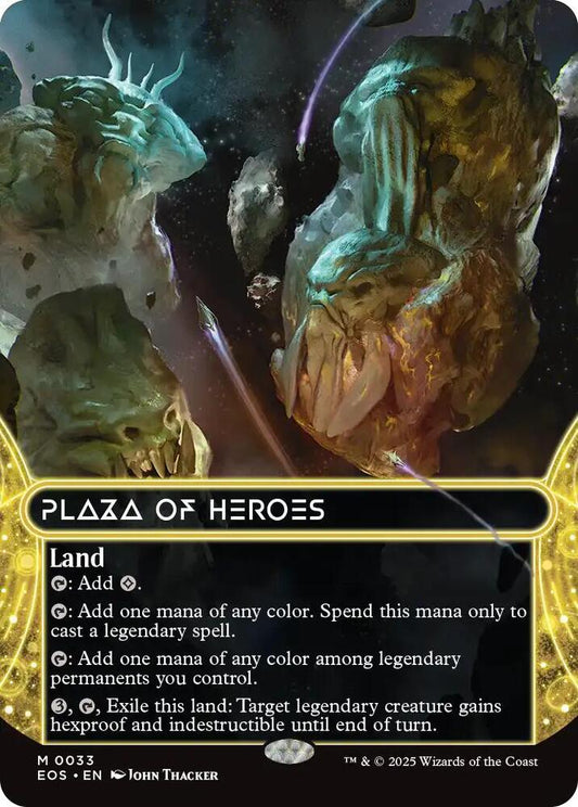 Plaza of Heroes (0033) (Borderless) - Edge of Eternities: Stellar Sights