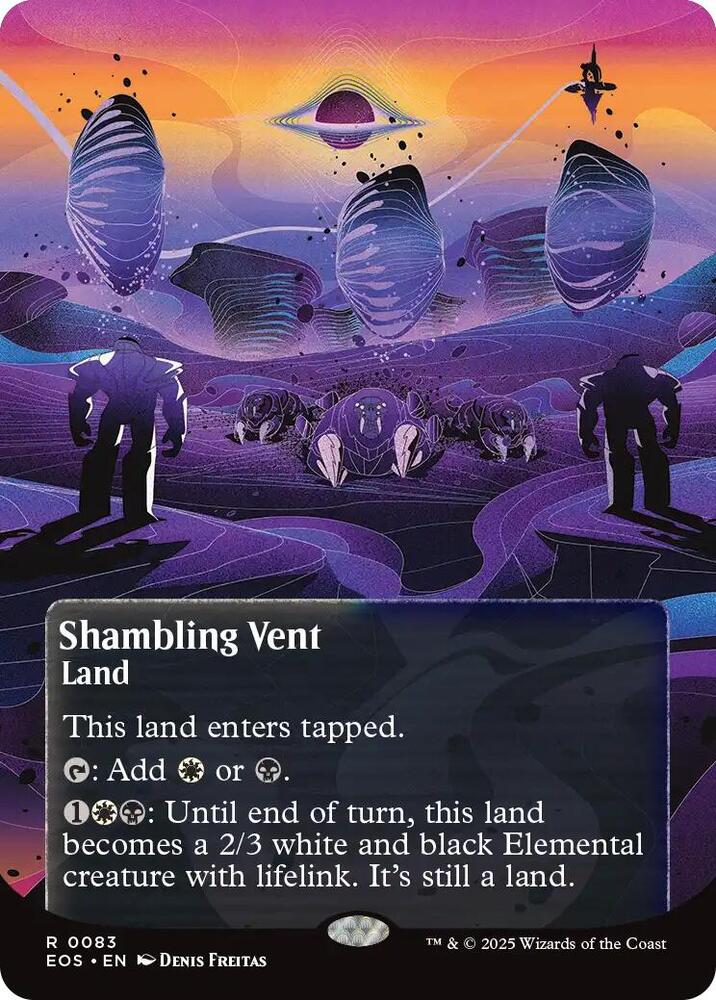 Shambling Vent (0083) (Borderless) - Edge of Eternities: Stellar Sights