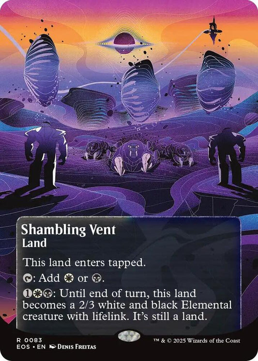 Shambling Vent (0083) (Borderless) - Edge of Eternities: Stellar Sights