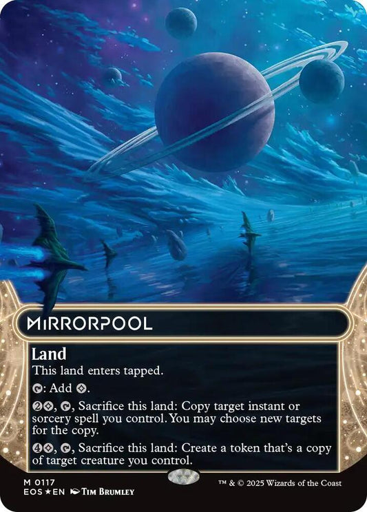 Mirrorpool (0117) (Borderless) (Galaxy Foil) - Edge of Eternities: Stellar Sights
