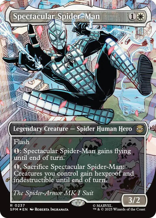 Spectacular Spider-Man (0237) (Borderless) (Textured Foil) - Marvel's Spider-Man