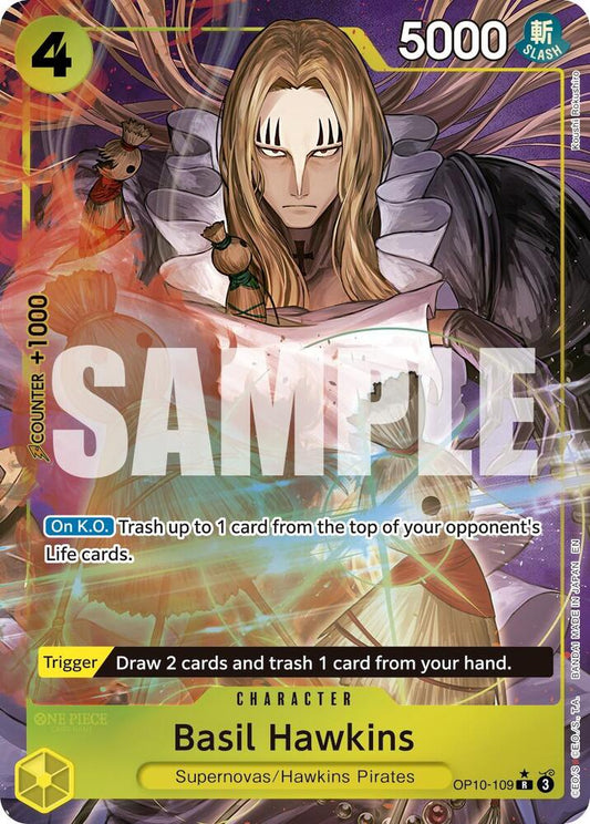 Basil Hawkins - OP10-109 (Alternate Art) - Premium Booster -The Best- Vol. 2