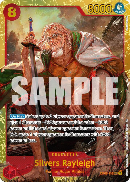 Silvers Rayleigh - OP08-118 (Reprint) - Premium Booster -The Best- Vol. 2