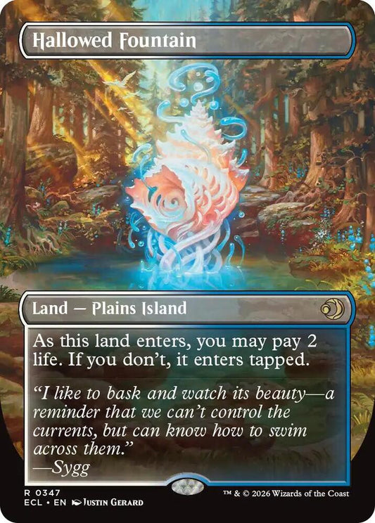Hallowed Fountain (Borderless) - Lorwyn Eclipsed