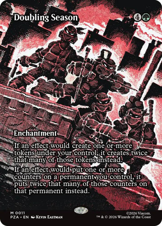 Doubling Season (Borderless) - Teenage Mutant Ninja Turtles Source Material