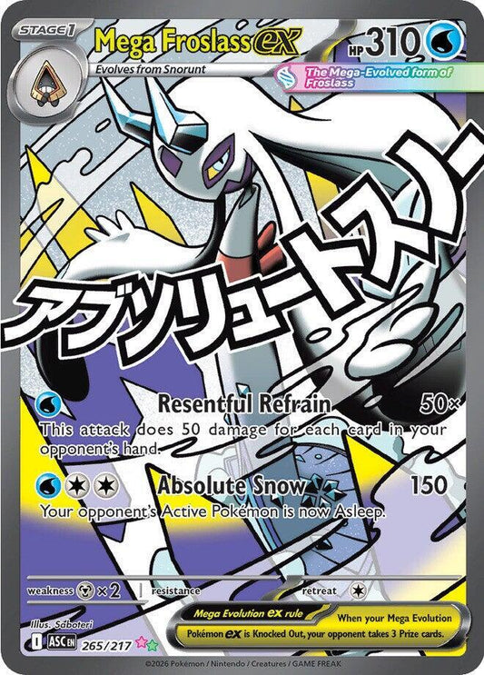 Mega Froslass ex - 265/217 - ME: Ascended Heroes
