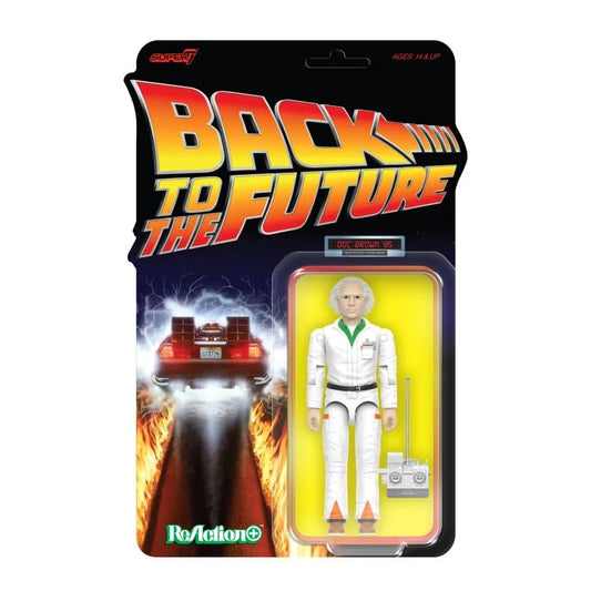 Back to the Future ReAction+ Doc Brown '85 Action Figure