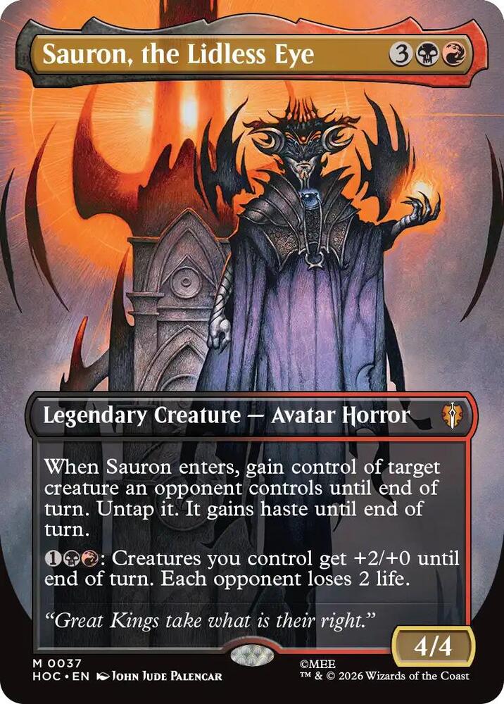 Sauron, the Lidless Eye (Borderless) - The Hobbit: Eternal-Legal