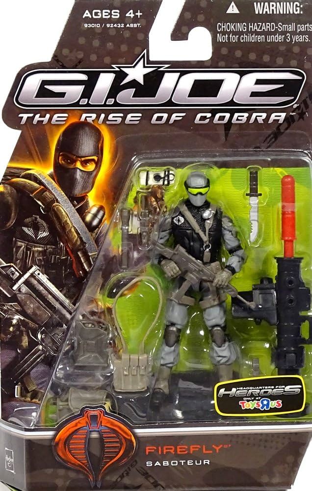 Gi Joe The Rise of Cobra Firefly Exclusive Action Figure