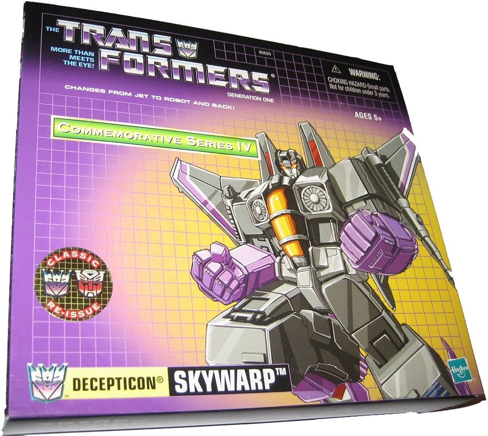 Transformers G1 Commemorative Series IV Skywarp