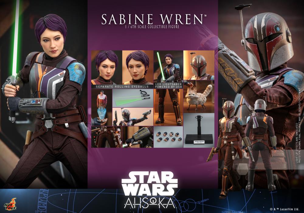 Sabine Wren Sixth Scale Figure - Ahsoka - Star Wars (Hot Toys)