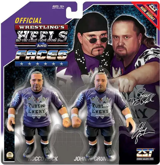 Wrestling's Heels & Faces Public Enemy Action Figure 2-Pack [Rocco Rock & Johnny Grunge]
