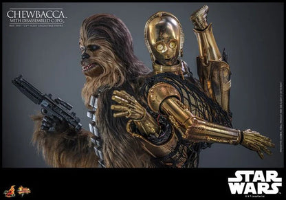 Star Wars: The Empire Strikes Back MMS766 Chewbacca with Disassmbled C-3PO 1/6th Scale Collectible Figure