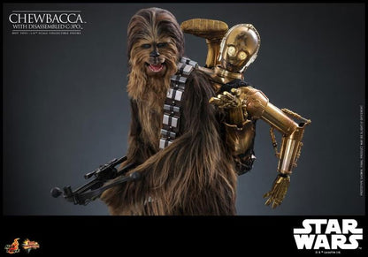 Star Wars: The Empire Strikes Back MMS766 Chewbacca with Disassmbled C-3PO 1/6th Scale Collectible Figure