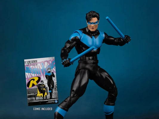 Nightwing #81 Page Punchers Nightwing 7" Action Figure with Comic
