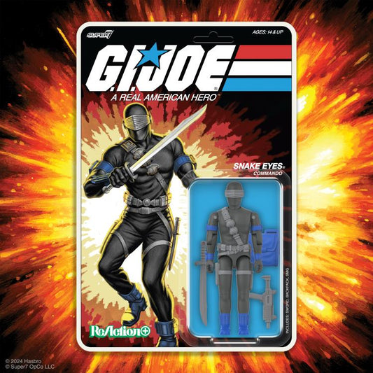 G.I. Joe ReAction+ Snake Eyes (Comic) Action Figure