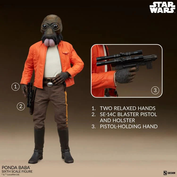 Star Wars: A New Hope Scum & Villainy Ponda Baba 1/6 Scale Figure