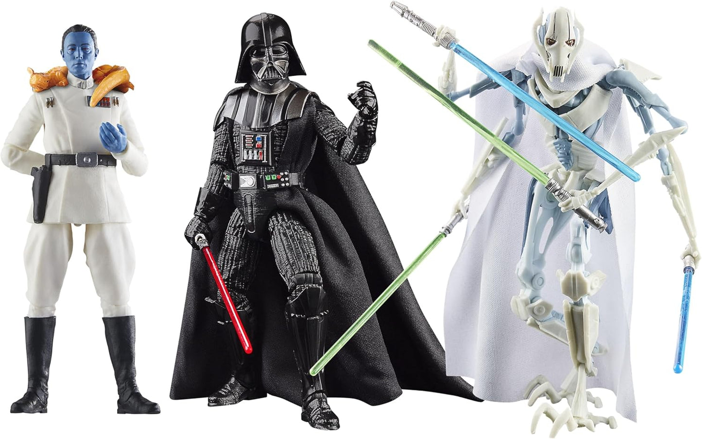 STAR WARS The Black Series Darth Vader, Grand Admiral Thrawn, General Grievous, Masters of Evil