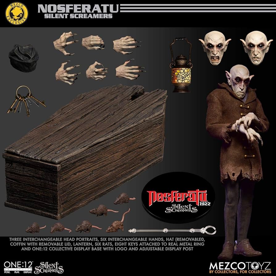 Mezco One:12 Nosferatu 1922 Silent Screamers
