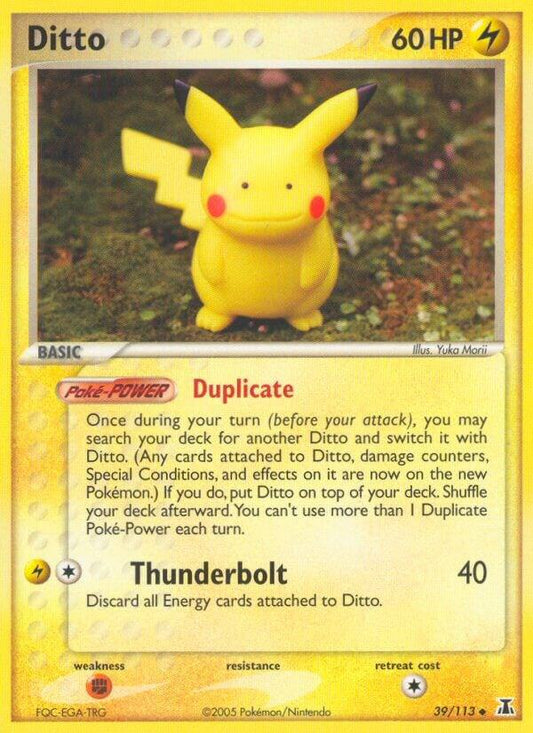 Ditto - 039/113 (Pikachu) - Delta Species