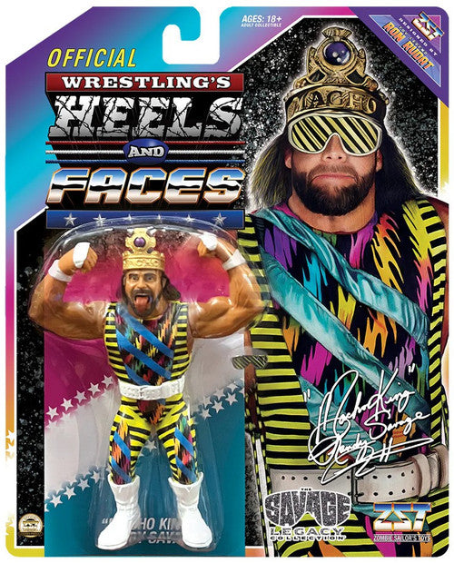 Wrestling's Heels & Faces The Savage Legacy Collection "Macho King" Randy Savage Action Figure