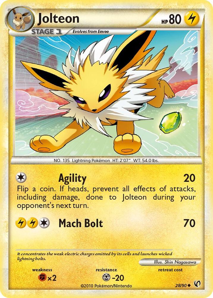 Jolteon - Undaunted reverse