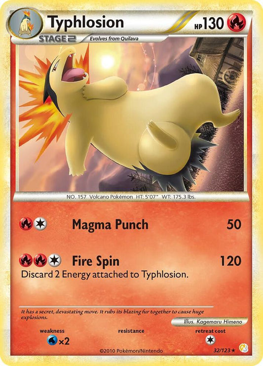 Typhlosion - 32/123 (Cosmos Holo) - Deck Exclusives