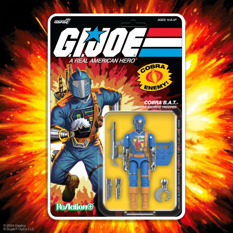 G.I. Joe ReAction+ Cobra B.A.T, (Comic) Action Figure