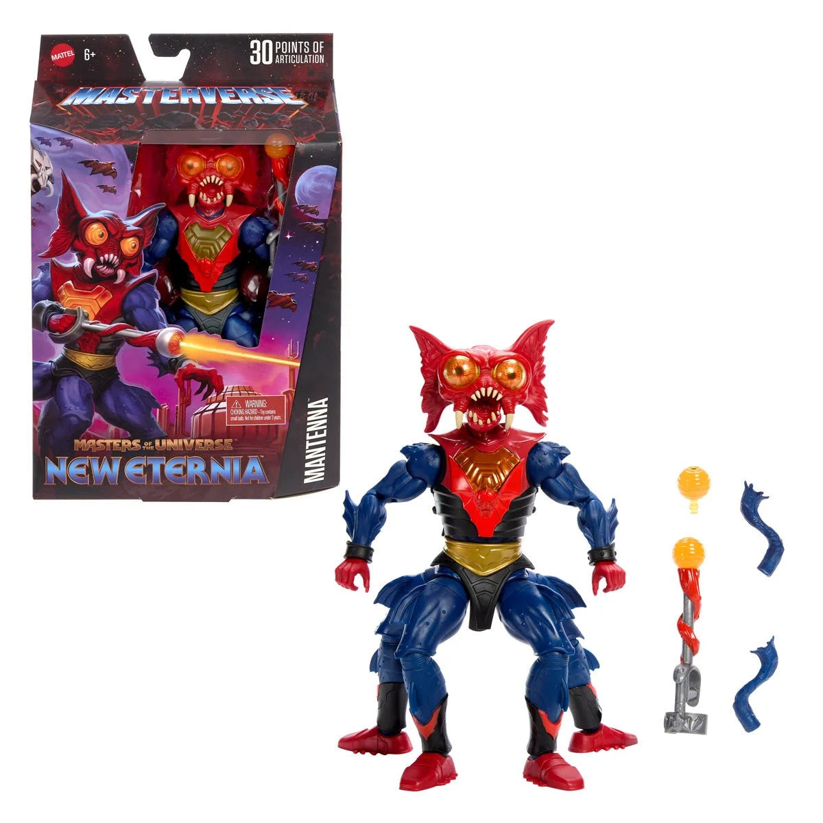 Masters of the Universe Masterverse New Eternia Mantenna Action Figure