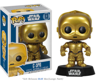Funko POP! C 3po, Large font blue box