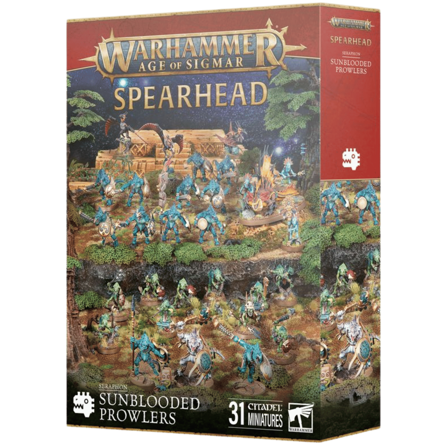Age of Sigmar Spearhead - Seraphon: Sunblooded Prowlers