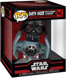 Funko Pop! Darth Vader with Tie Advanced x1 Starfighter