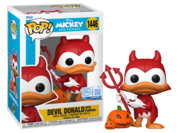Funko Exclusive Disney Devil Donald Duck with Pumpkins
