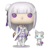 Funko POP! Re:Zero Emilia with Puck