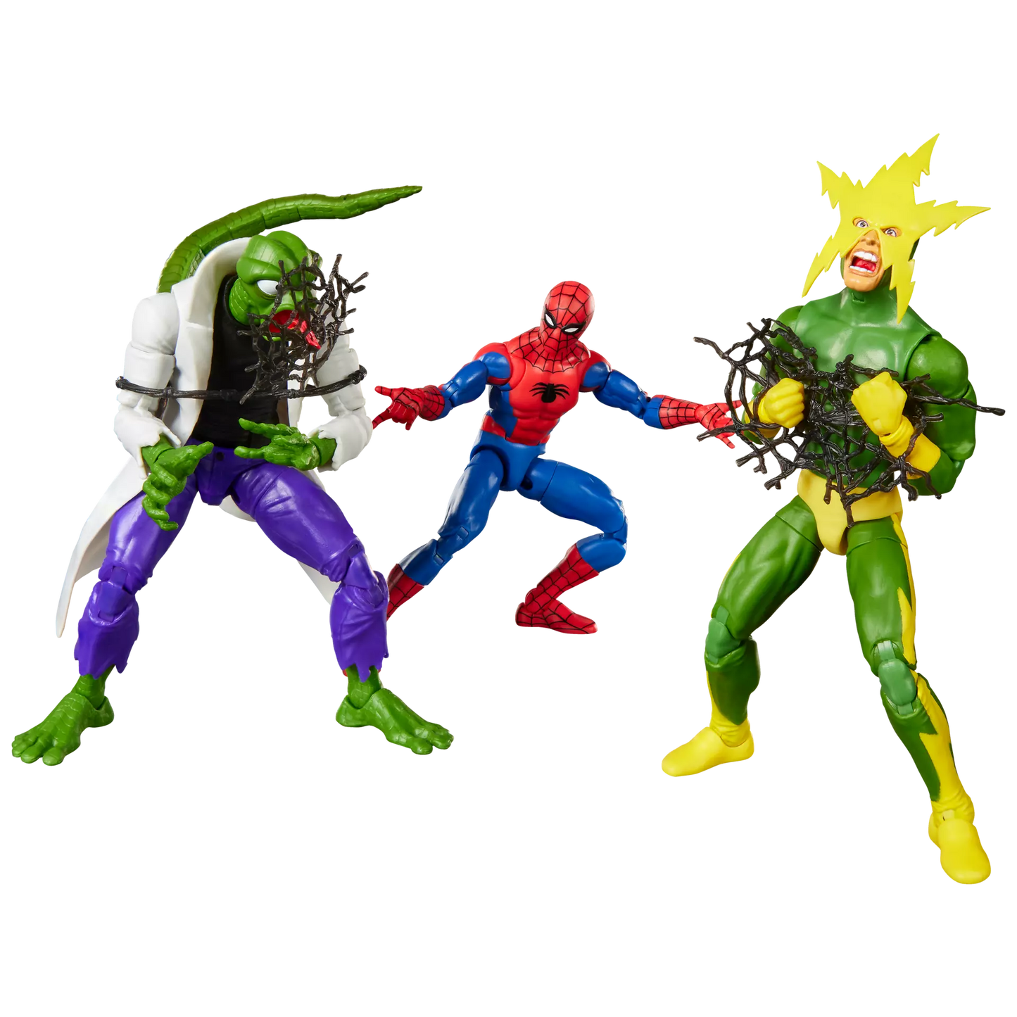 Marvel Legends Series Spider-Man, Marvel's Lizard, & Marvel's Electro