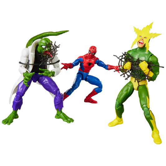 Marvel Legends Series Spider-Man, Marvel's Lizard, & Marvel's Electro