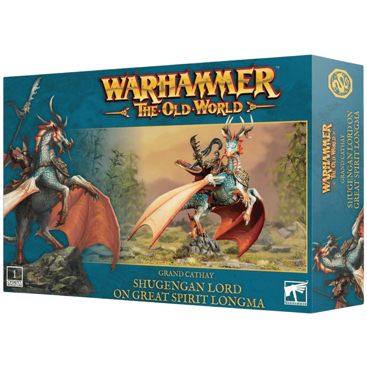 Warhammer: The Old World - Grand Cathay - Shugengan Lord on Great Spirit Longma