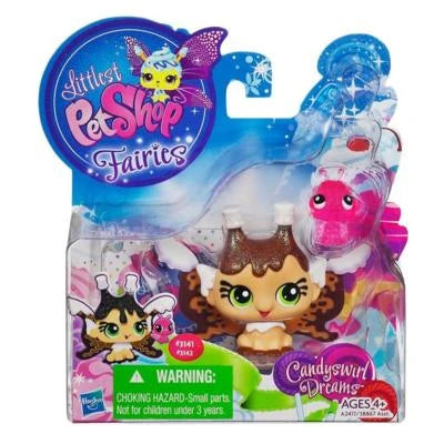 Littlest Pet Shop Smores Fairy (#3141) and Peacock [Bitty]