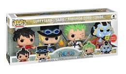 Luffytaro / Sabo / Roronoa Zoro / Jinbe (Glow in the Dark) (4-Pack)