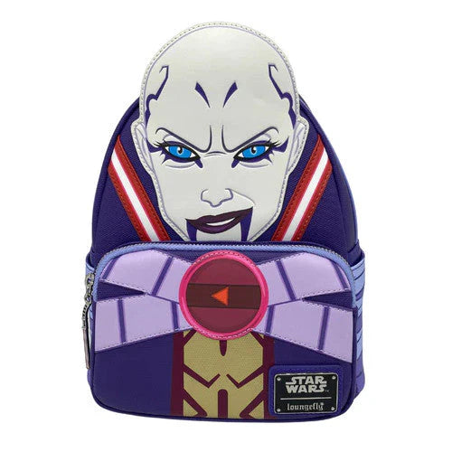 EXCLUSIVE DROP: Loungefly NYCC 2022 Star Wars Asajj Ventress Cosplay Mini Backpack